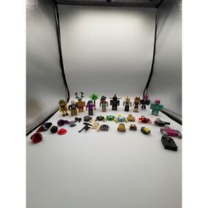 Roblox Action Figure Lot 30+ Mix Match Characters Accessories Parts